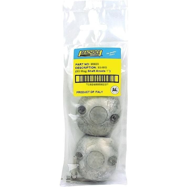 Seachoice 95631 Streamlined Shaft Anode w/Allen Screw, Aluminum, Model X7, Size 1-1/2"