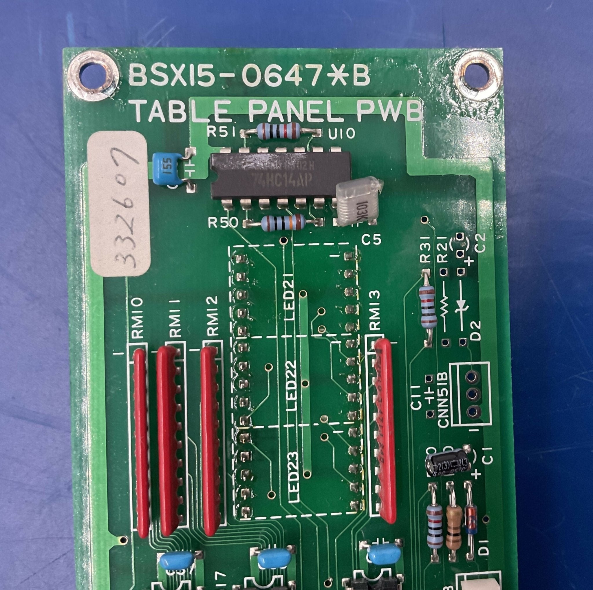 TABLE PANEL BOARD (BSX15-0647*B/BSX15-0971 TOSHIBA