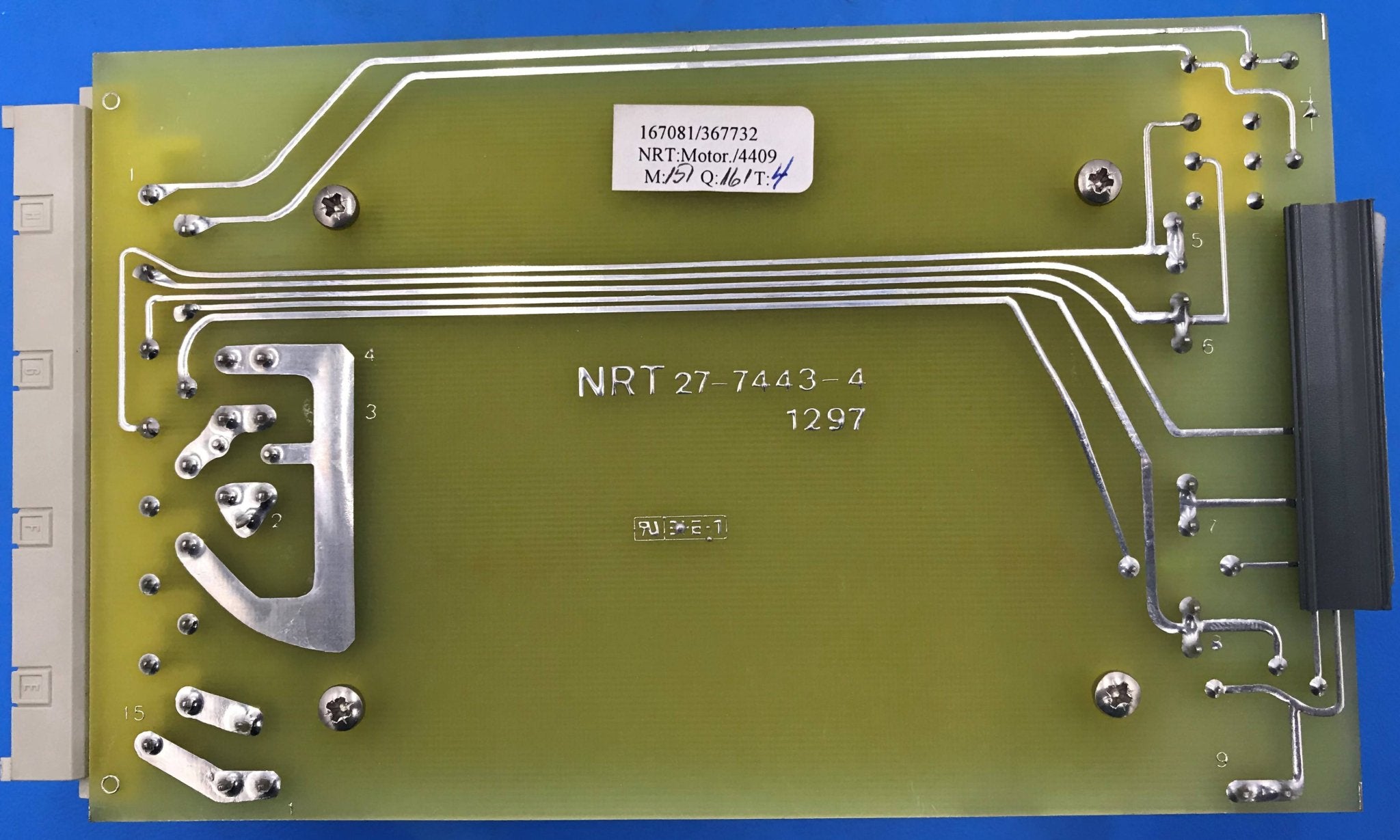 Table Top Up/Down Motor control (NRT 27-7443-4 1297 GE MPI