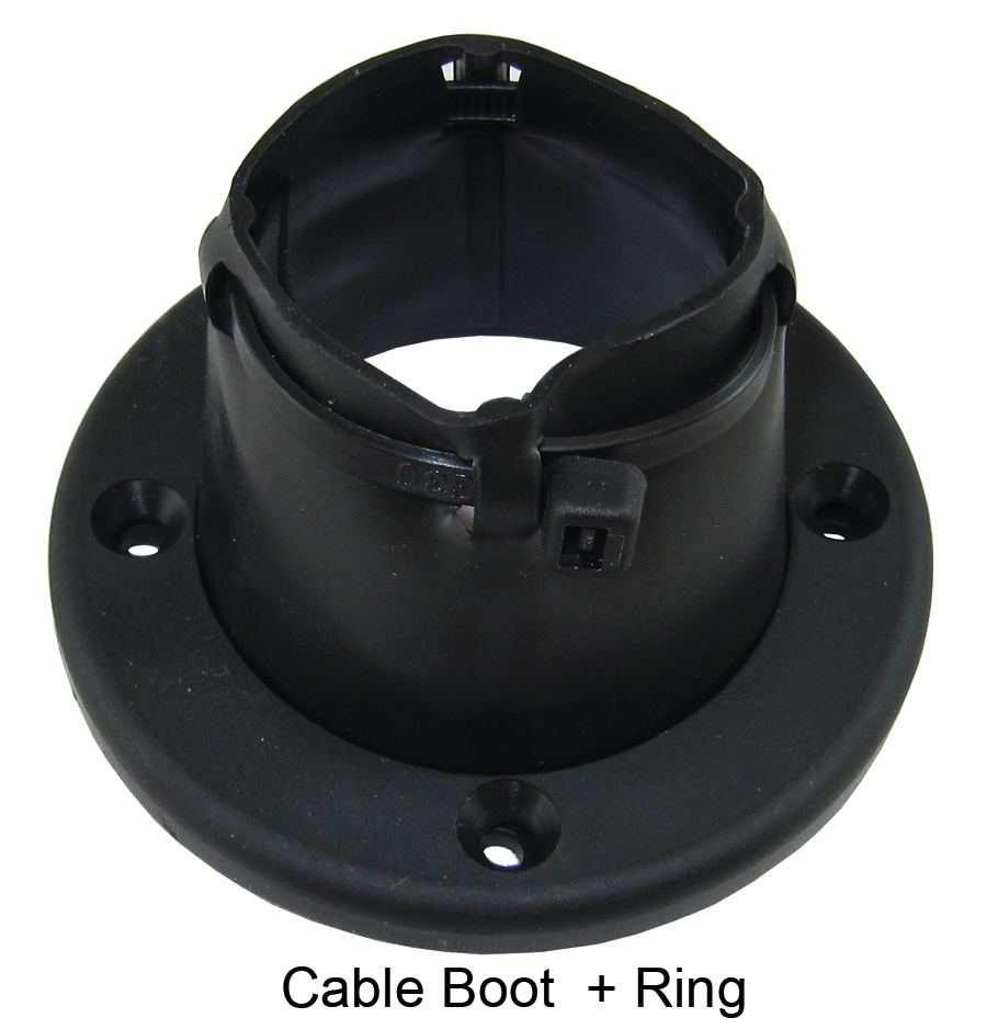 TH Marine CBR-1-DP Cable Boot Ring 3" Black Bulk