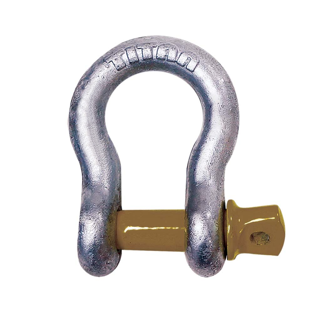 Titan Chain 10319051 Hot Galvanized Bow Shackle, 5/16"