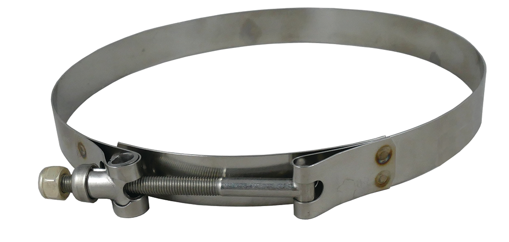 Trident Marine 720-5120L Trident SS T-Bolt Hose Clamps, 5-1/2"