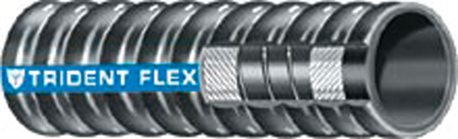 Trident Marine 252-8004 Corrugated Marine Wet Exhaust Hose 8" ID 12ft