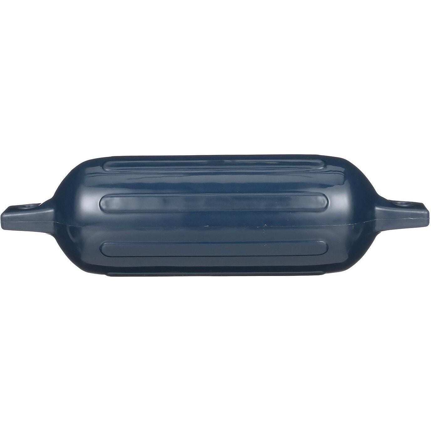 Seachoice DE79232S 79091 Twin Eye Ribbed Fender, Blue, 6.5 x 23"
