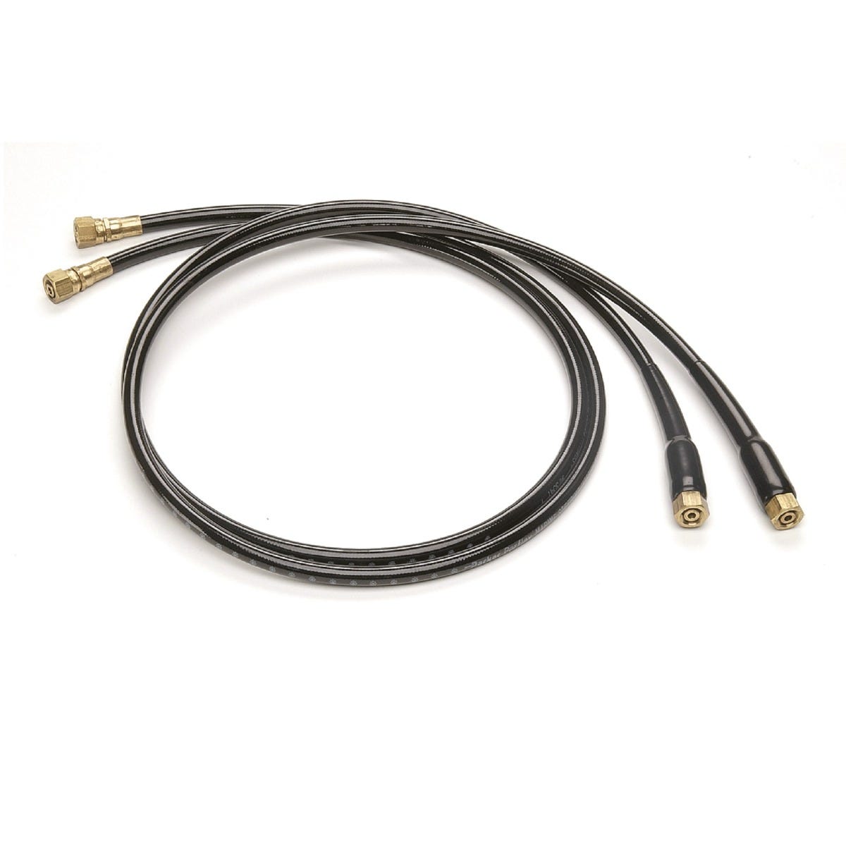 Uflex KITOB-24 Hydraulic OB Hose Kit (2-Pack), 24', Pre-Crimped Brass Fittings and Bend Restrictors