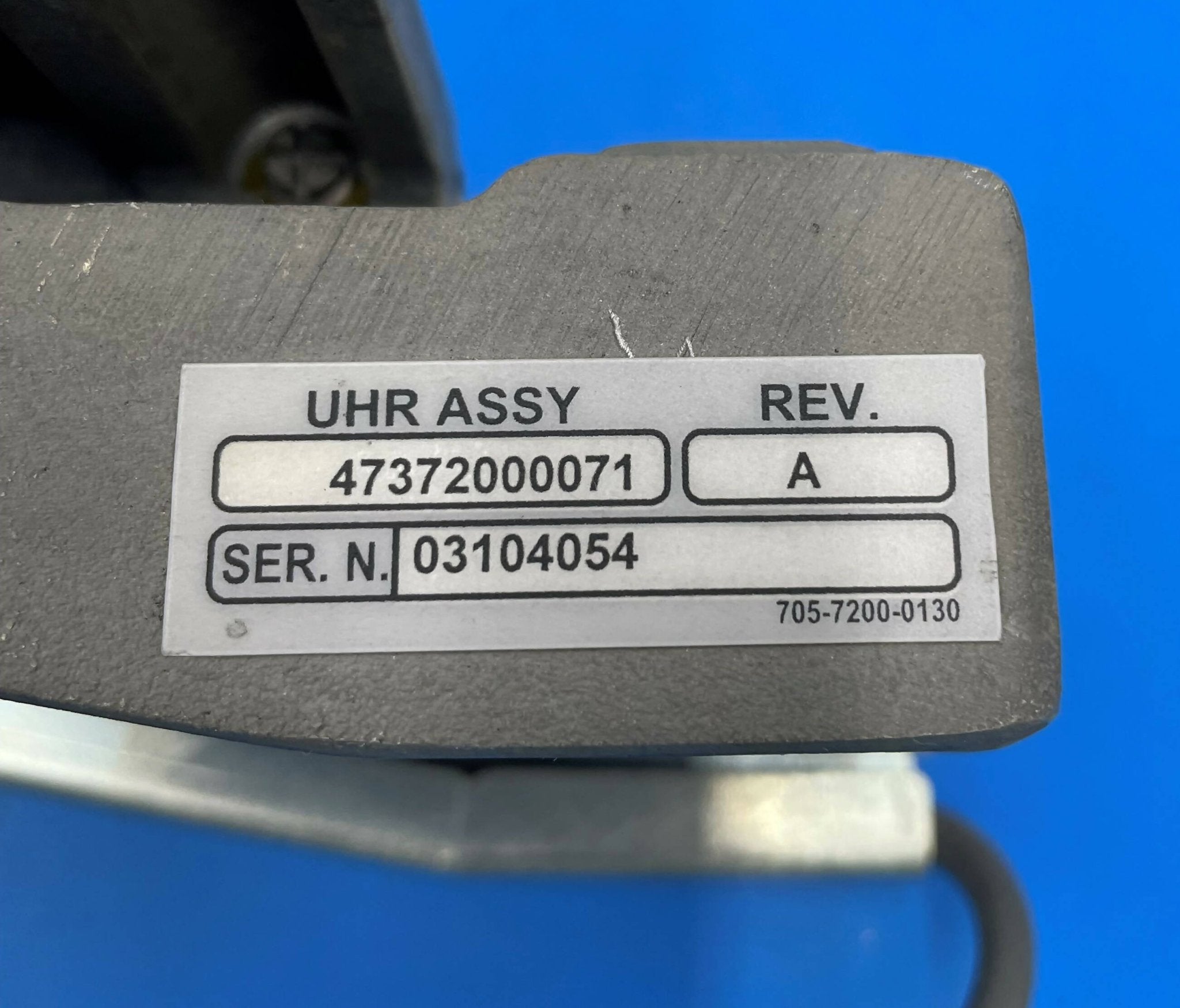 UHR ASSEMBLY (7272896/07272896/47372000071 SIEMENS