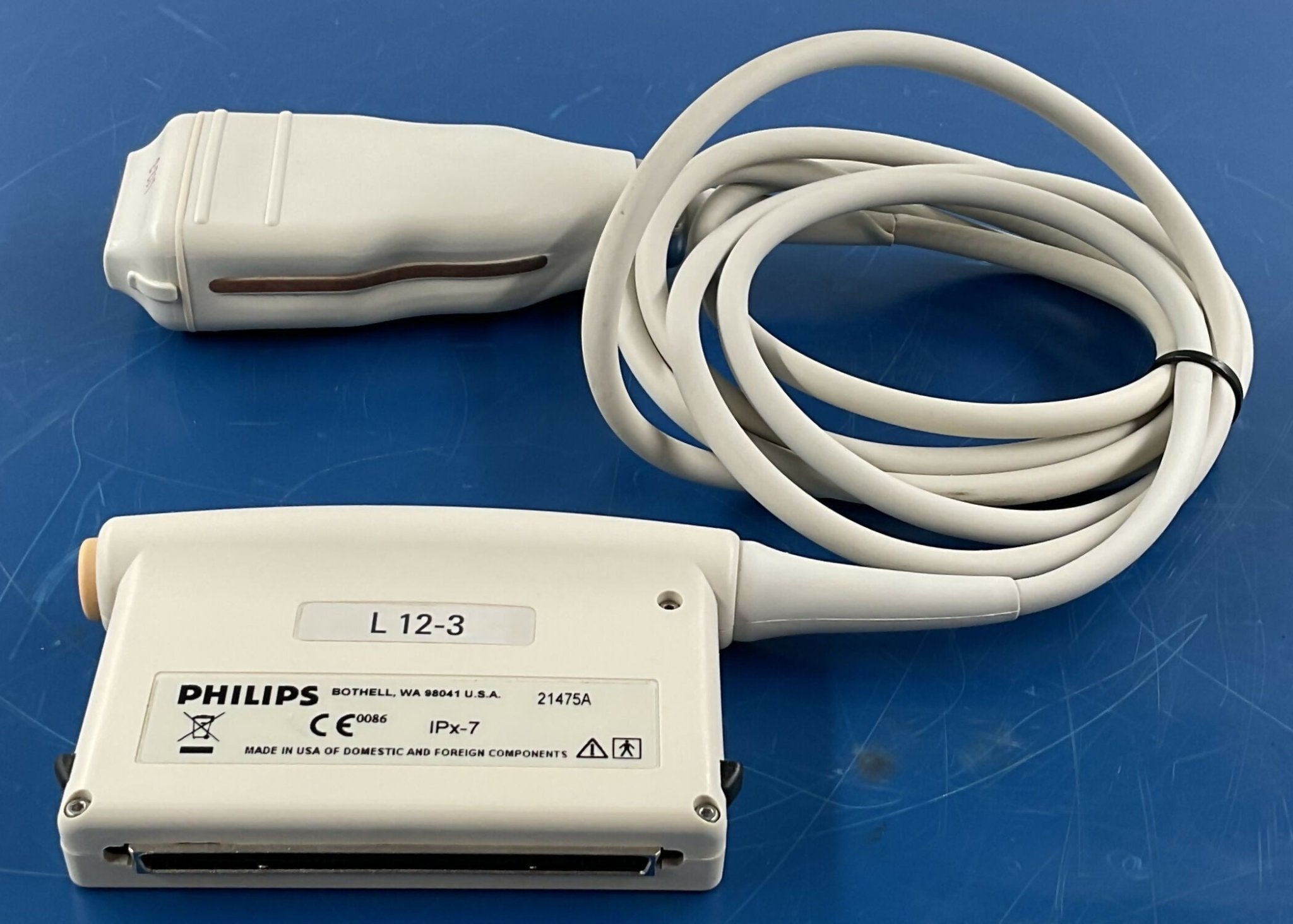Ultrasound Transducer L12-3 (453561182101/4535 611 82101) PHILIPS