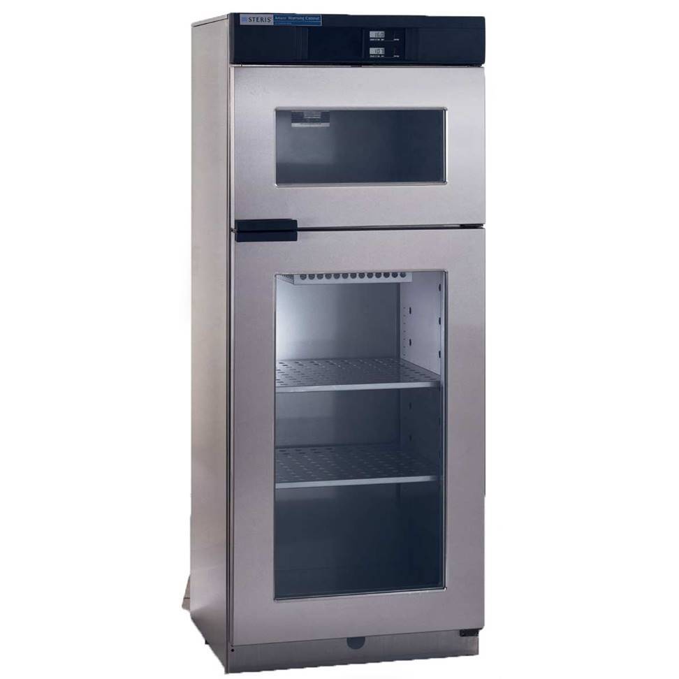Steris QDJ06 Dual Compartment Glass Door Blanket Warmer Warming Cabinet - Refurbished