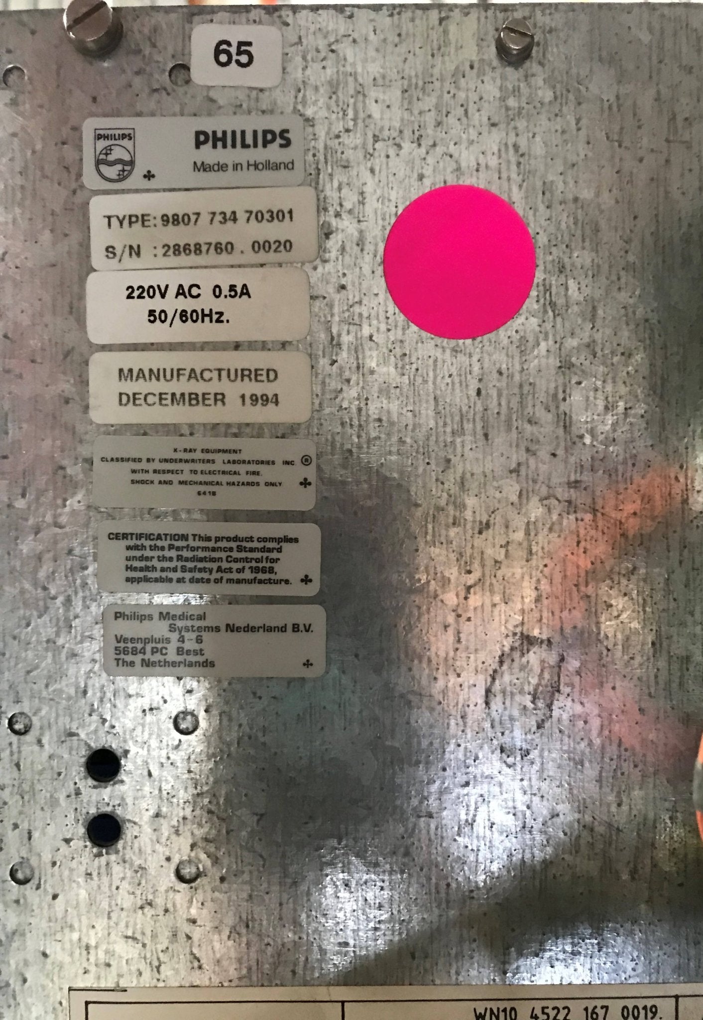 XTV 11 Camera Control Unit (9807 734 70301 Philips