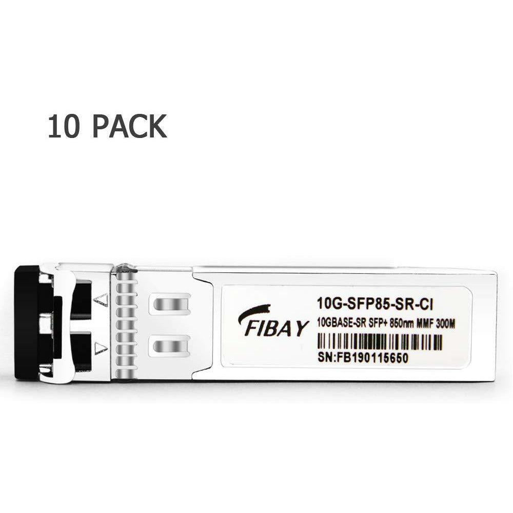 10G SFP SR for Dell Force10 GP-10GSFP-1S Dell 407-BBOU 10GBASE-SR SFP+ Module Transceiver MMF, 850nm, 300m, LC, DOM - AloinfoUSA