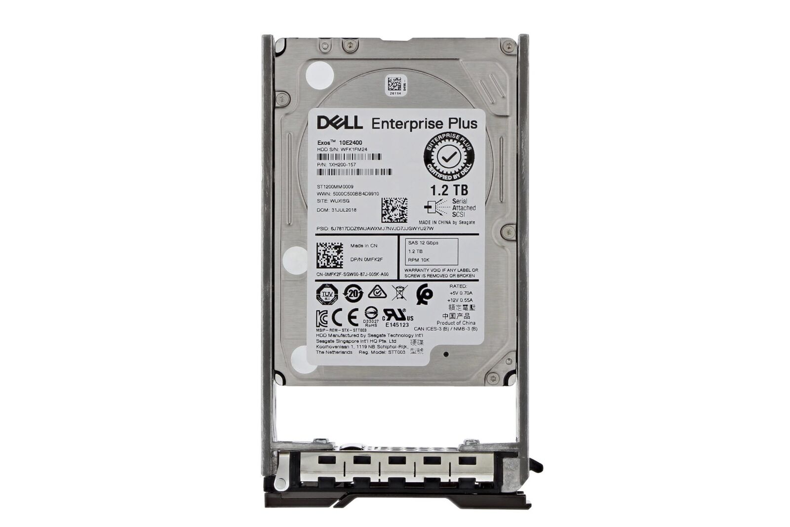 Disco Dell Compellent 1.2TB 10K SAS 2.5" Enterprise Plus Hard Drive for SC220 SCv2020 - AloTechInfoUSA