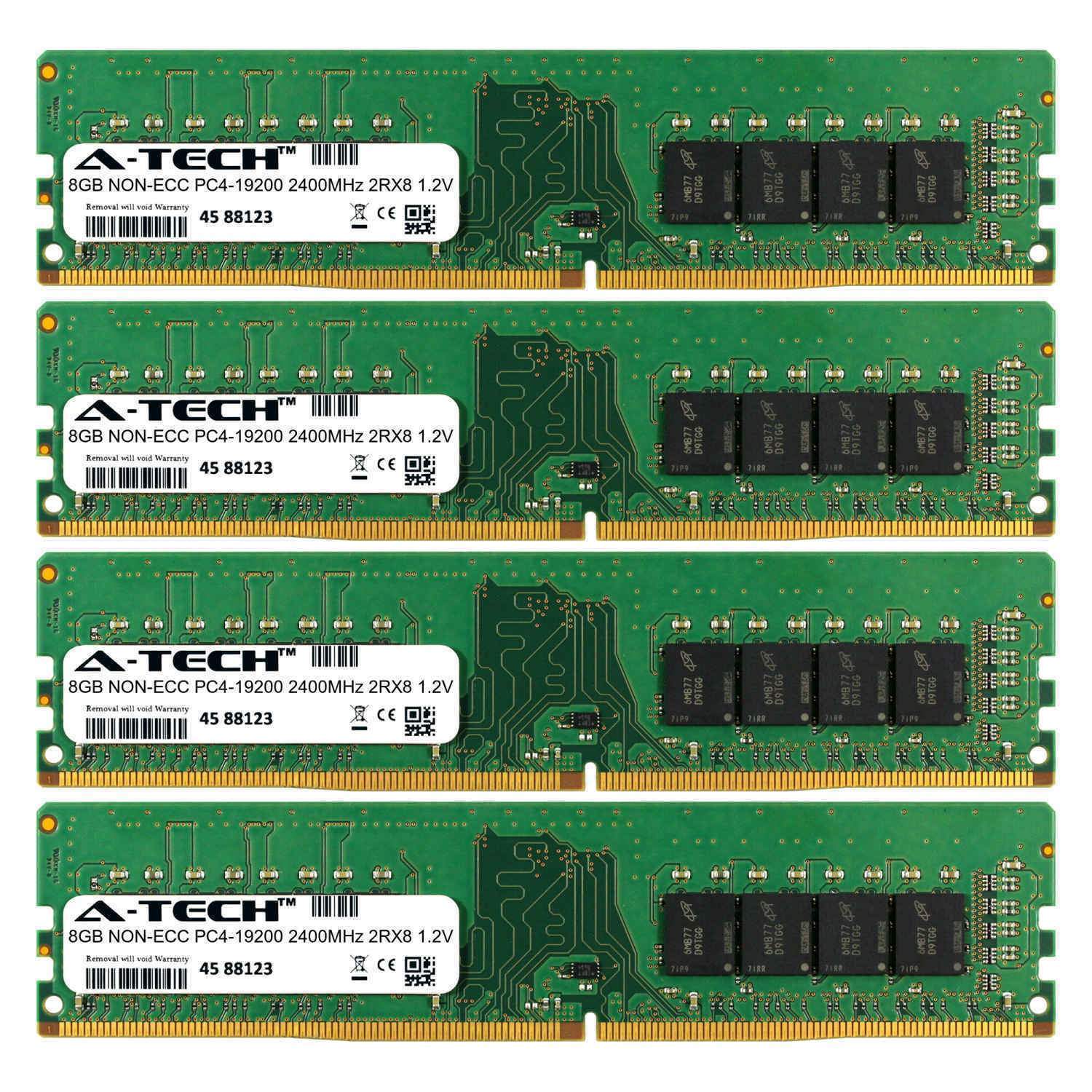 32GB 4 x 8GB Memory RAM for DELL PRECISION 3420 3620 3630 T3420 T3620 T3630 SFF-FoxTI