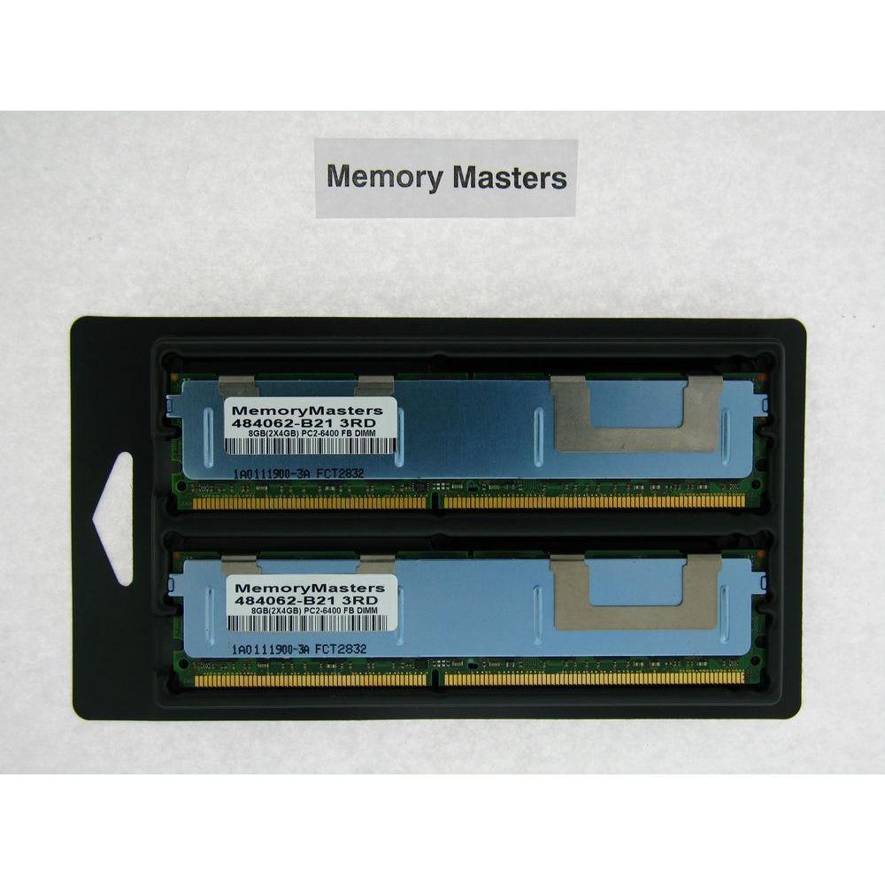 484062-B21 8GB 2x4GB PC2-6400 Memory FBDIMM HP xw8600 2RX4 - AloinfoUSA