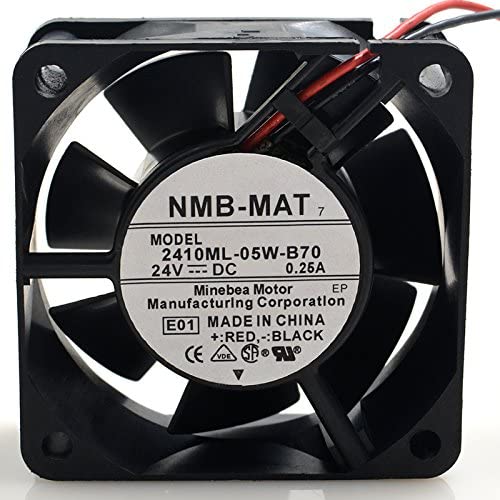 Cooler NMB TECHNOLOGIES - 2410ML-05W-B70-B00 - AXIAL FAN, 60MM, 24VDC, 190mA - AloTechInfoUSA