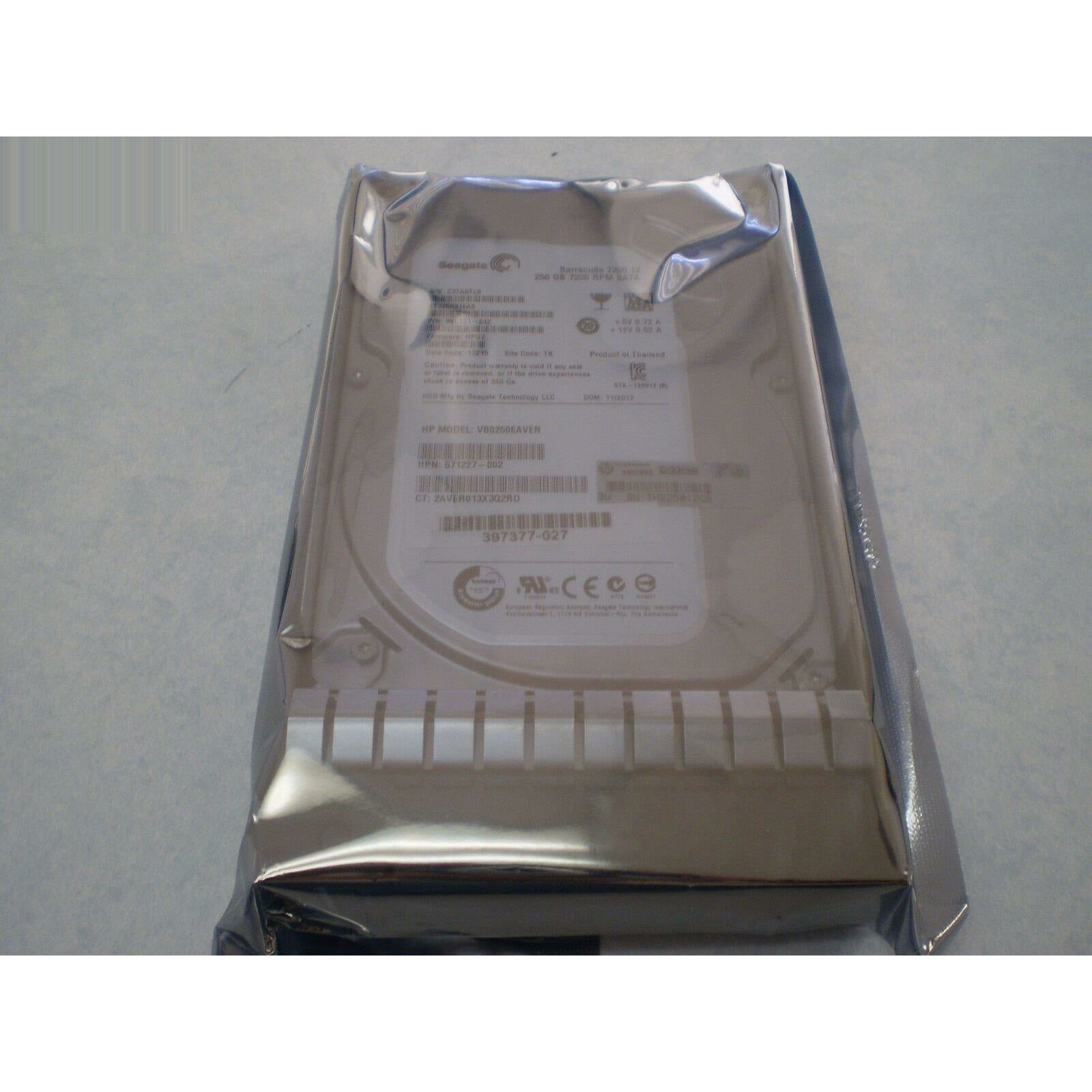 571230-B21,571516-001 HP 250GB SATA Hard Drive - 7.2 RPM 3.5-inch form factor - AloinfoUSA