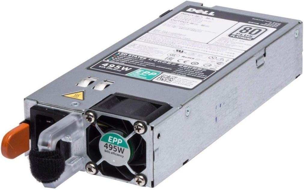DELL REDUNDANT HOT SWAP POWER SUPPLY 495W POWEREDGE SERVER - AloTechInfoUSA