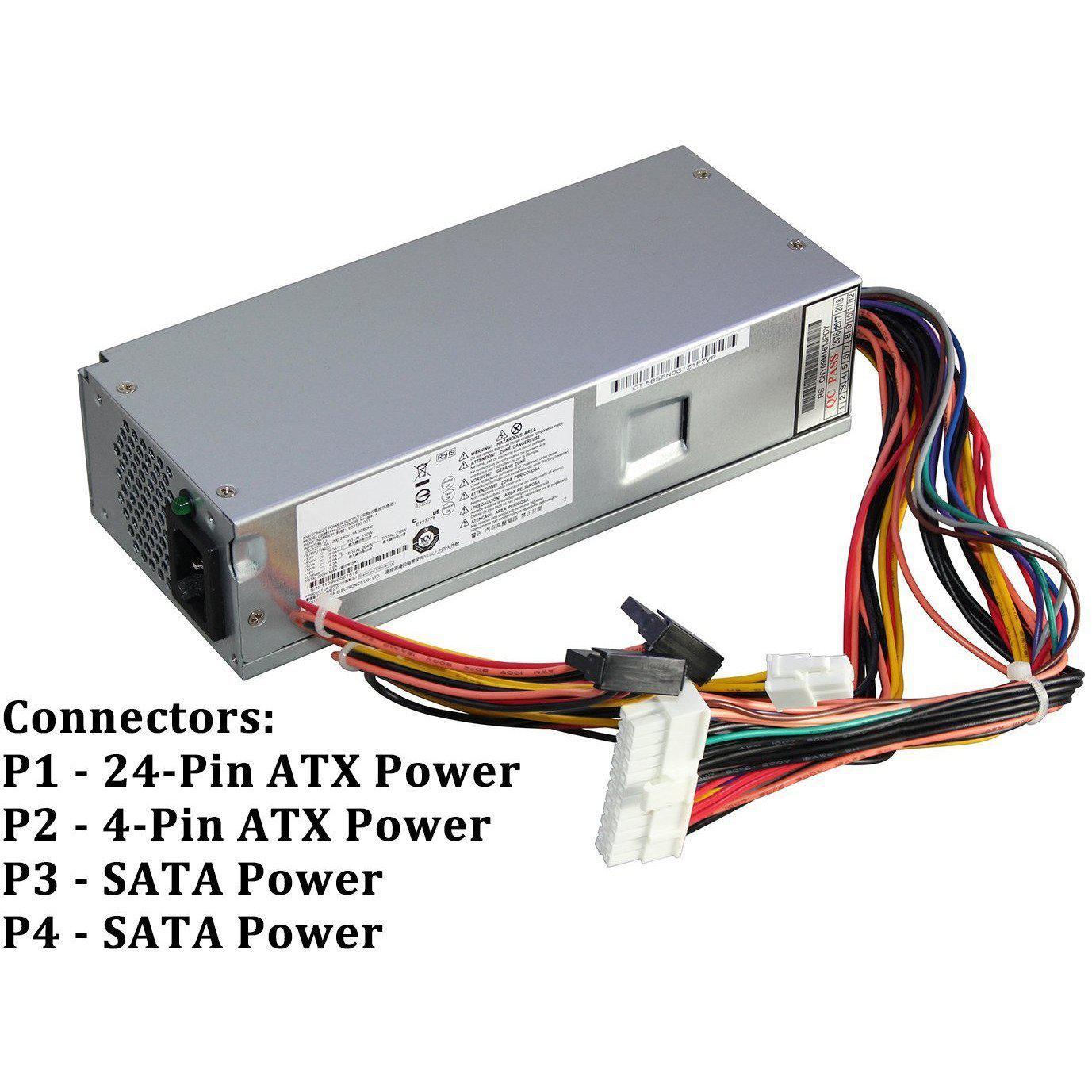 633195-001 220W Power Supply Unit PSU Compatible with Pavilion Slimline S5 S5-1xxx TouchSmart 310-1205la Desktop PC, FH-ZD221MGR PS-6221-9 - AloinfoUSA