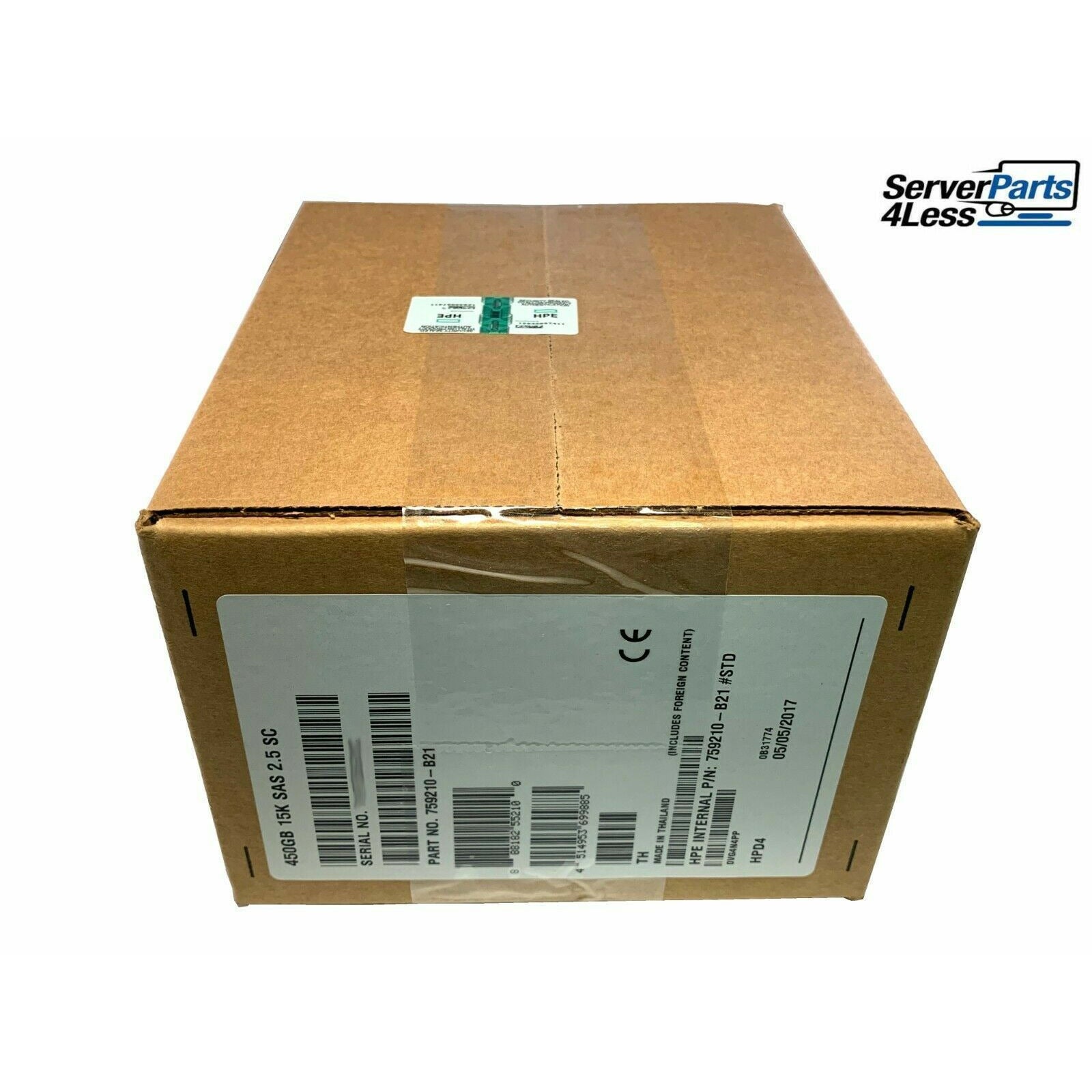 759210-B21 HPE 450GB 12G SAS 15K 2.5" SC HD 759547-001 - AloinfoUSA