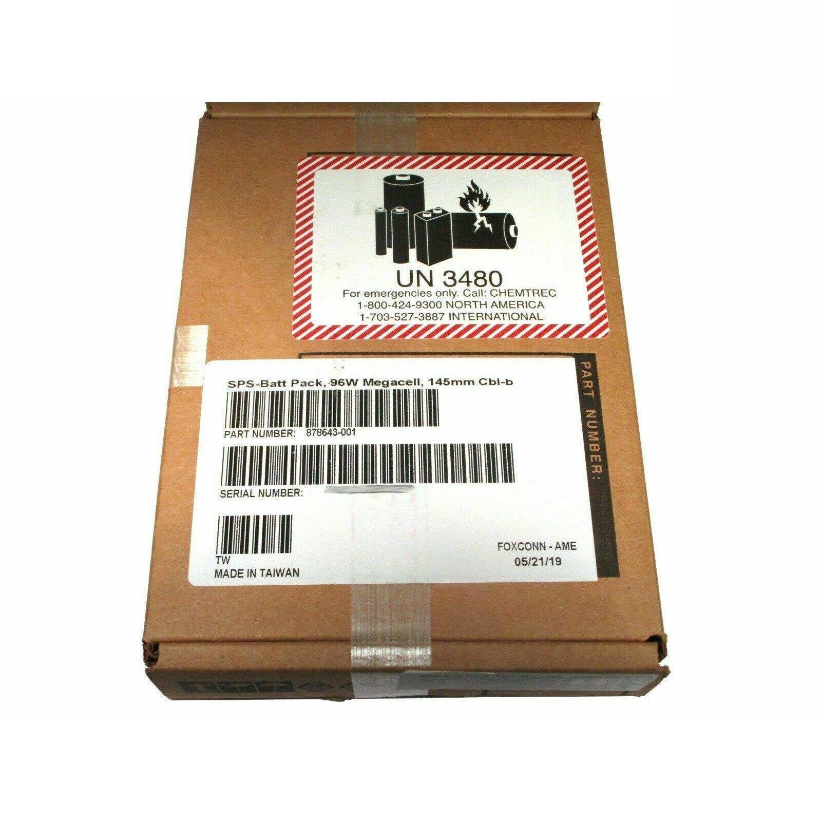 878643-001 HPE 96W Smart Storage Battery Module 875241-B21 871264-001 Bateria - AloinfoUSA