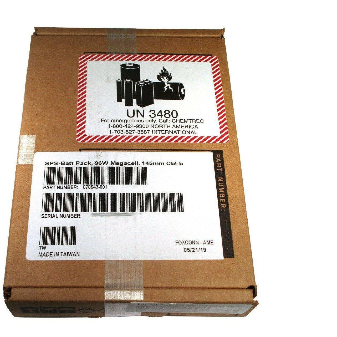 878643-001 HPE 96W Smart Storage Battery Module 875241-B21 871264-001 Bateria - AloinfoUSA