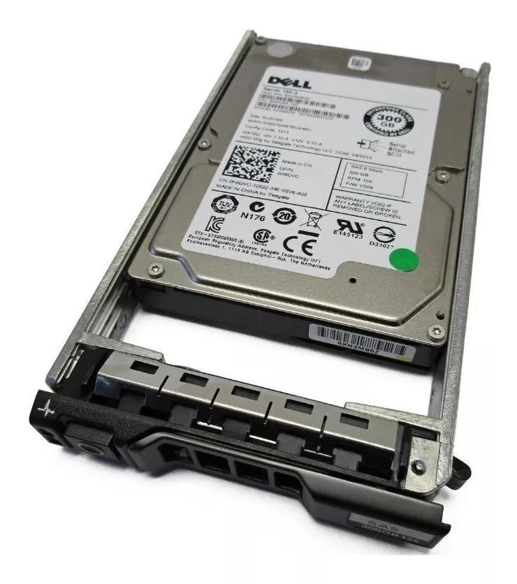 Disco 300GB 15K 2.5" SAS SERVER HARD DRIVE 4 DELL R610 R620 R630 R710 R720 Server - AloTechInfoUSA