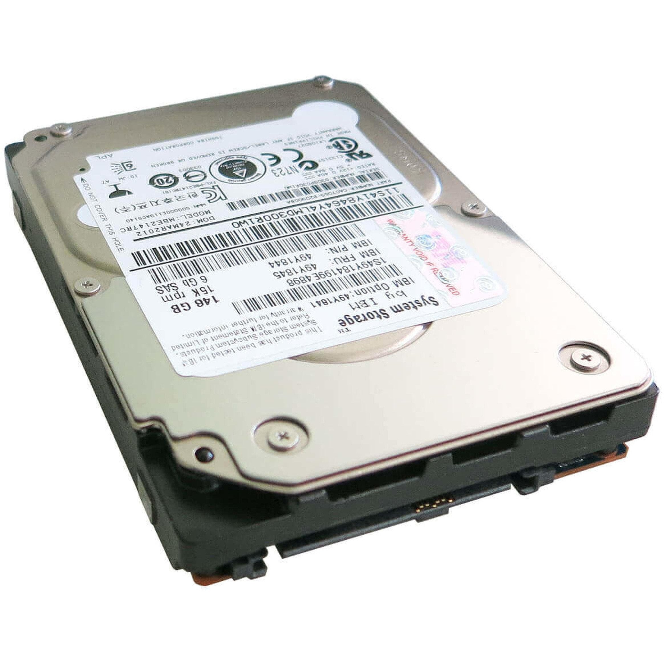 BM 146GB 10K RPM SAS 6Gbs SFF Slim 2.5" Hot Swap Hard Drive 42D0633 42D0636 - AloinfoUSA