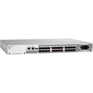 Brocade Communications 300 - Switch - managed - 24 x 8Gb Fibre Channel SFP+ - rack-mountable - with 24x 8 Gbps SWL SFP+ transceiver BR-360-0008 - AloinfoUSA
