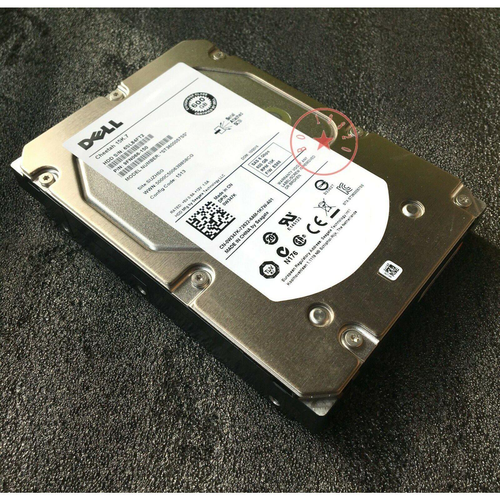 Dell 0W347K W348K ST3600057SS 600GB 15K 3.5 " SAS HDD Hard Drive 9FN066-150 4054318531110 - AloinfoUSA