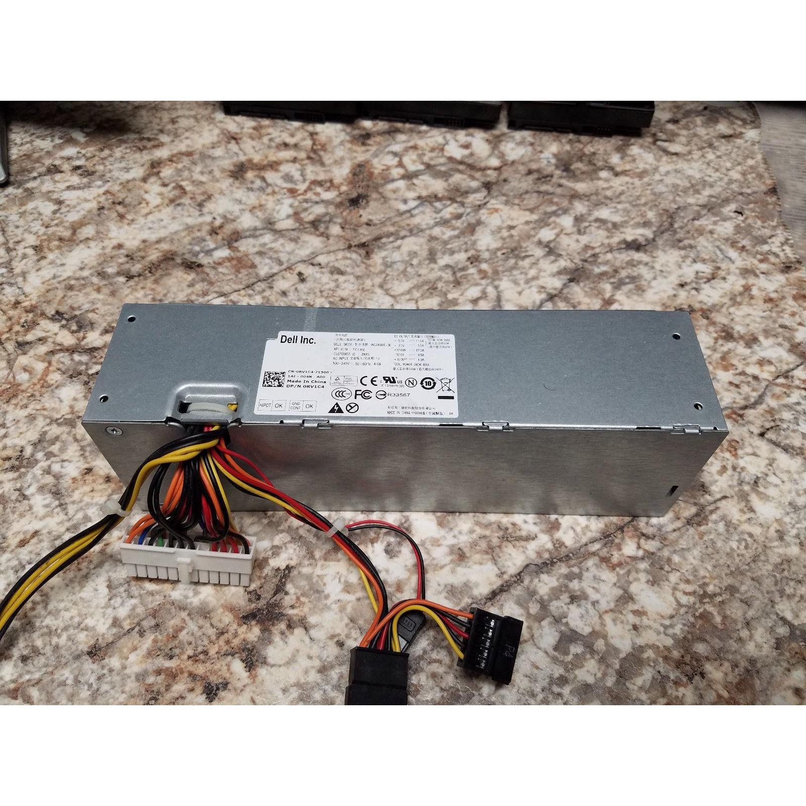 DELL OPTIPLEX 390 790 3010 7010 H240ES-00 709MT D240E003L 240W PC1002 RV1C4 738447547139 - AloinfoUSA