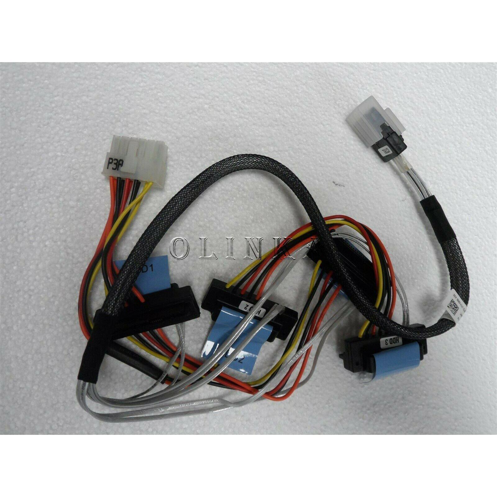 DELL POWEREDGE SERVER R410 H200 H700 RAID CABLE MINI SAS TO 4 CABLED HDD X394K Cabo - AloinfoUSA