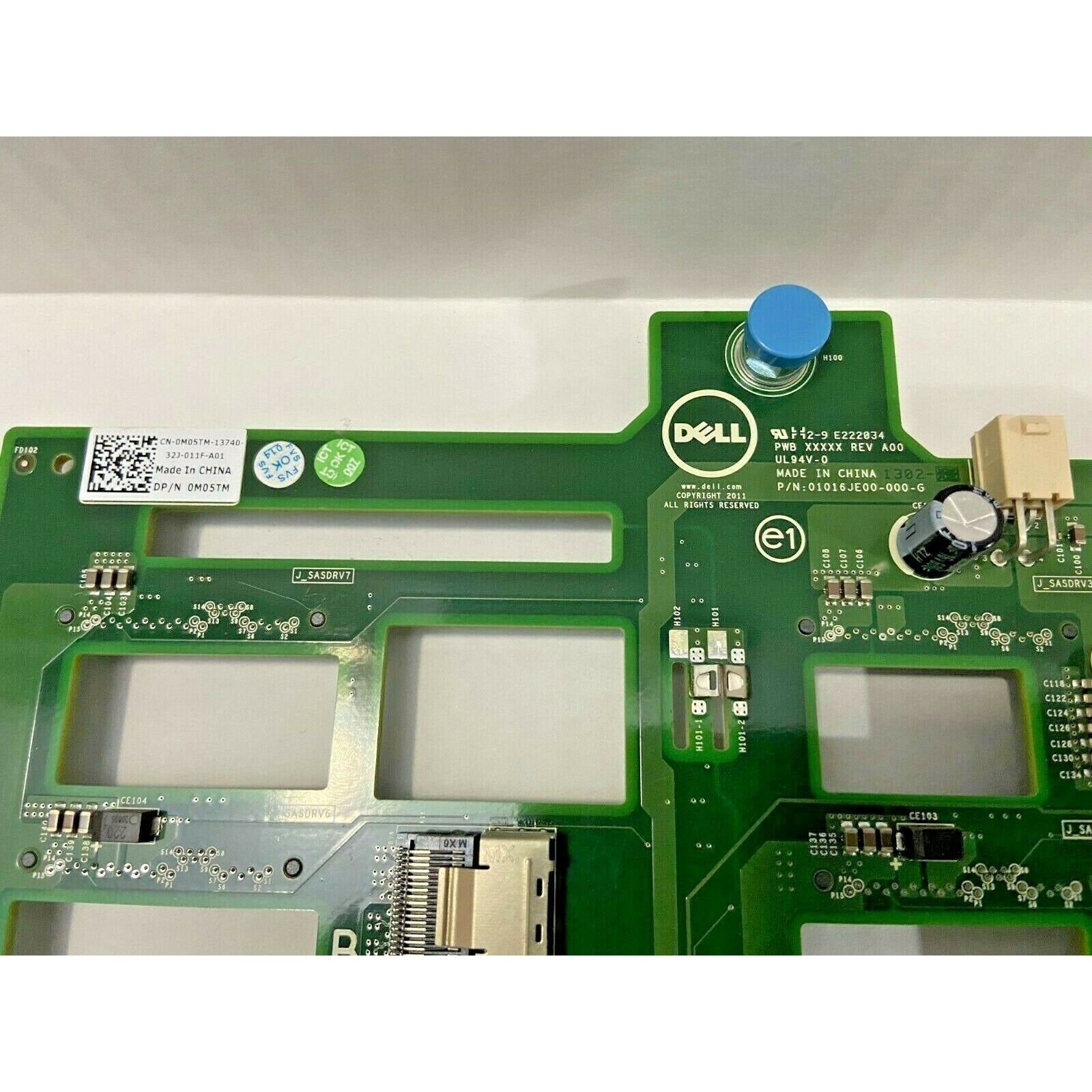 Dell Poweredge T320 T420 T620 - 0M05TM SAS-Backplane 8 Bay x 3.5" w/Cables 658759245618 - AloinfoUSA