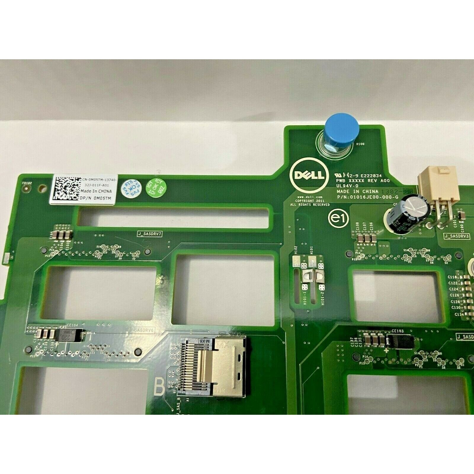 Dell Poweredge T320 T420 T620 - 0M05TM SAS-Backplane 8 Bay x 3.5" w/Cables 658759245618 - AloinfoUSA