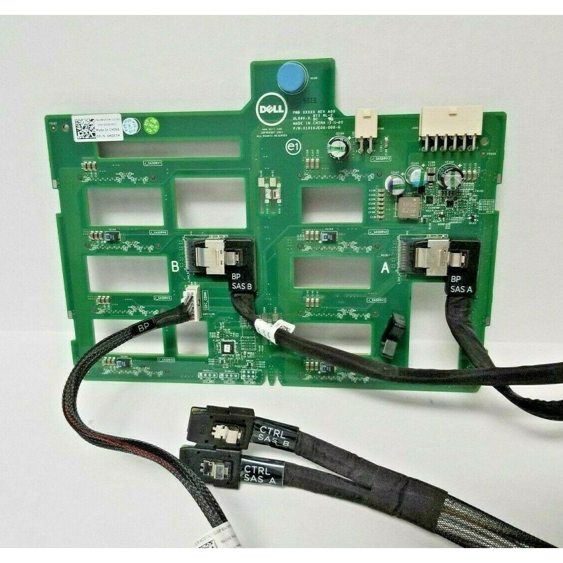 Dell Poweredge T320 T420 T620 - 0M05TM SAS-Backplane 8 Bay x 3.5" w/Cables 658759245618 - AloinfoUSA