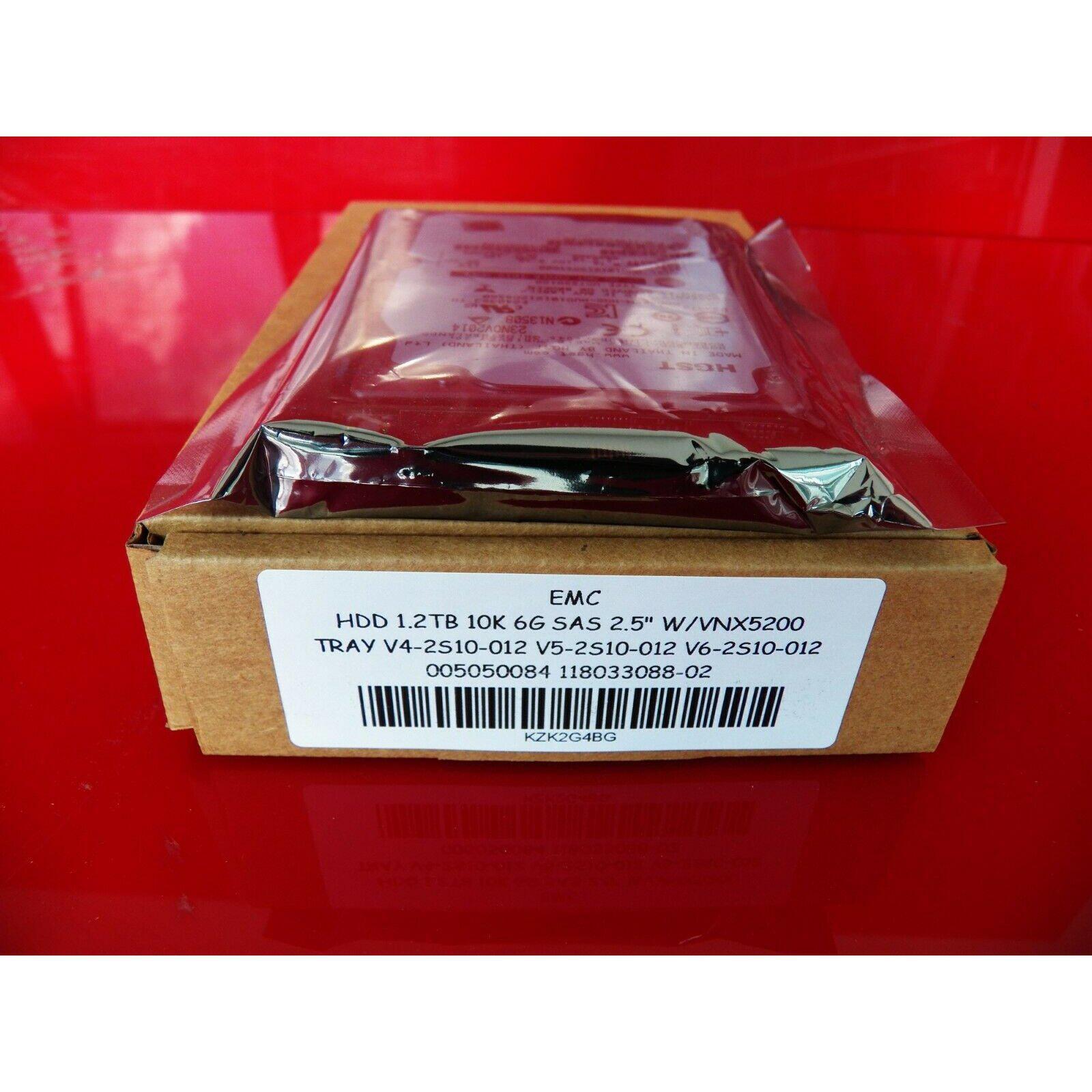 EMC 1.2TB 10K 6G SAS 2.5" V4-2S10-012 V5-2S10-012 V6-2S10-012 005050084 - AloinfoUSA
