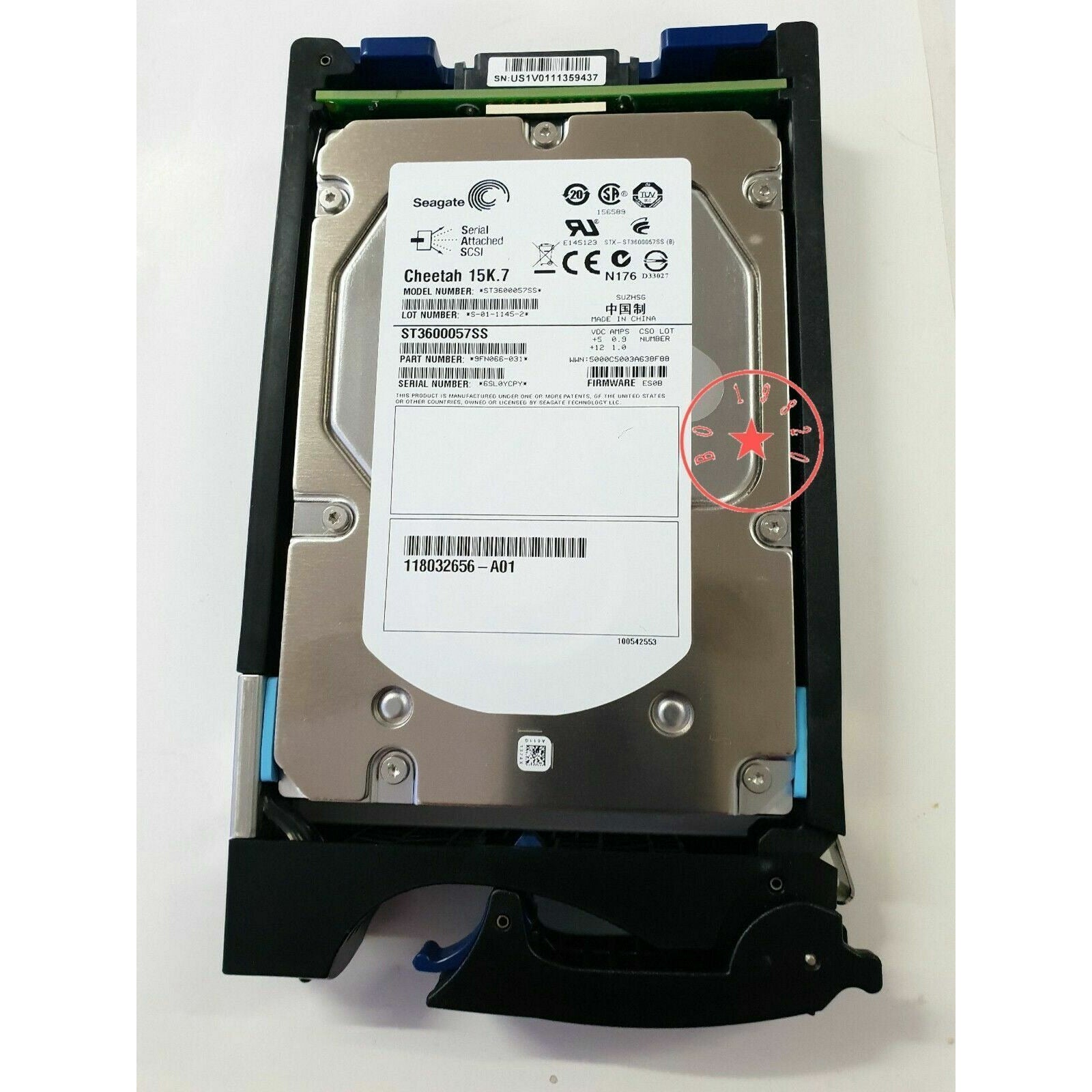 EMC 600G 15K SAS VX-VS15-600 005049675 005049274 005049677 712951478479 - AloinfoUSA