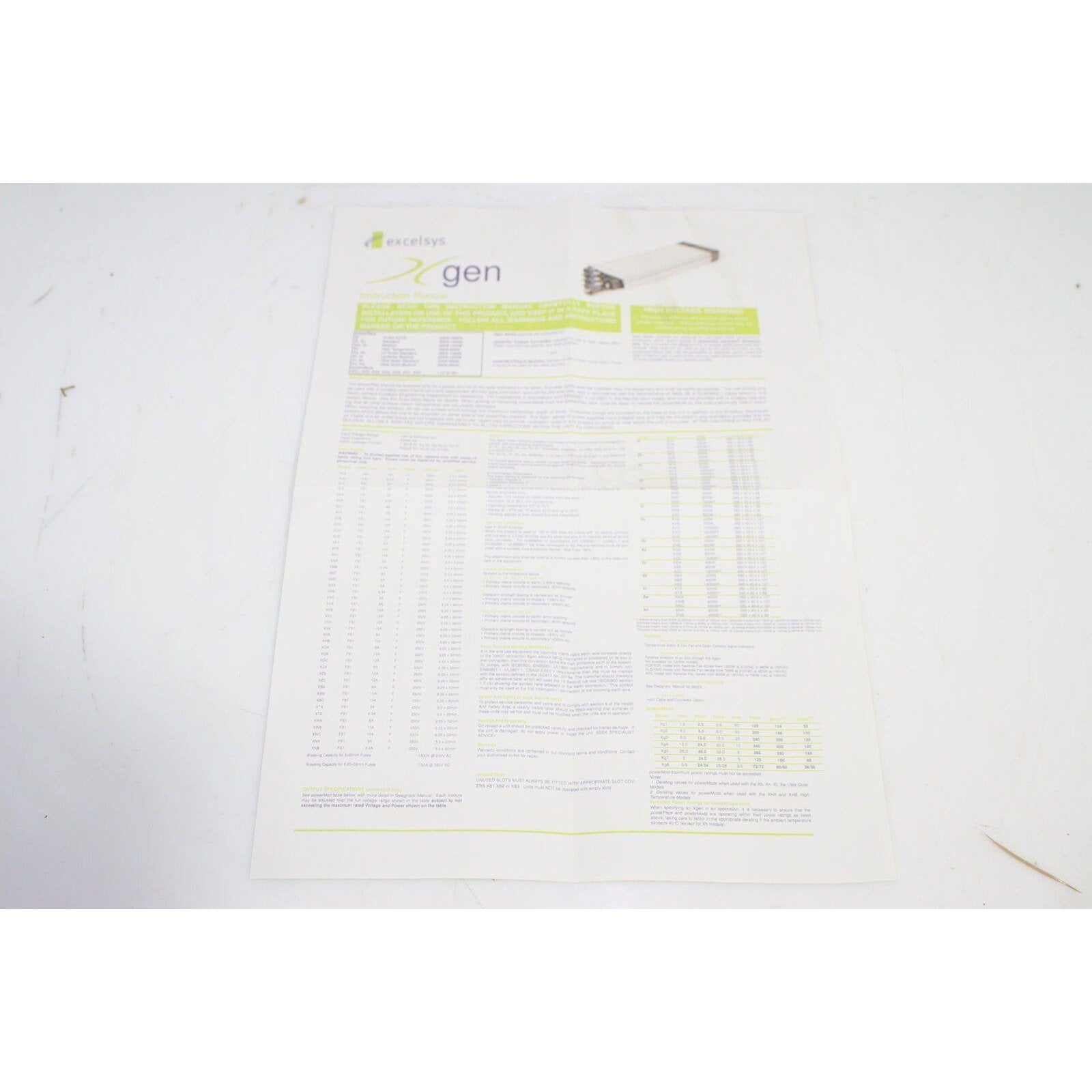 Excelsys Technologies XLC0555 Laser High Voltage Power Supply Input 174V Syneron-FoxTI