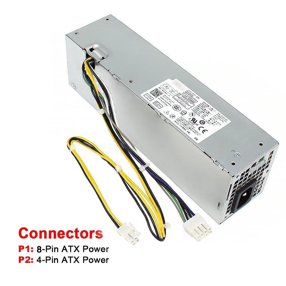 Fonte 255W L255AS-00 PS-3261-2DF Power Supply for Dell Optiplex 3020 7020 9020 Precision T1700 Small Form Factor (SFF) Systems Part Number: YH9D7 R7PPW NT1XP 3XRJ0 V9MVK FP16X T4GWM M9GW7 FN3MN - AloinfoUSA