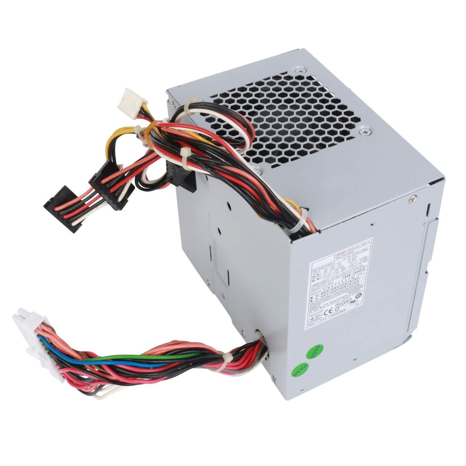 Fonte L305P-01 F305P-00 NH493 305W Power Supply Replacement for Dell Optiplex 360 380 580 745 755 760 780 960 MT Mini Tower PS-6311-5DF-LF N305p-06 MH595 XK215 P192M JH994 C248C PW114 MK9GY X8129 - AloinfoUSA