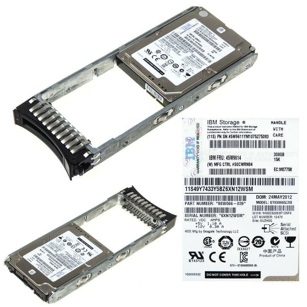 HDD IBM 45W9614 300GB 2.5'' 15K SAS 45W9611 - AloinfoUSA