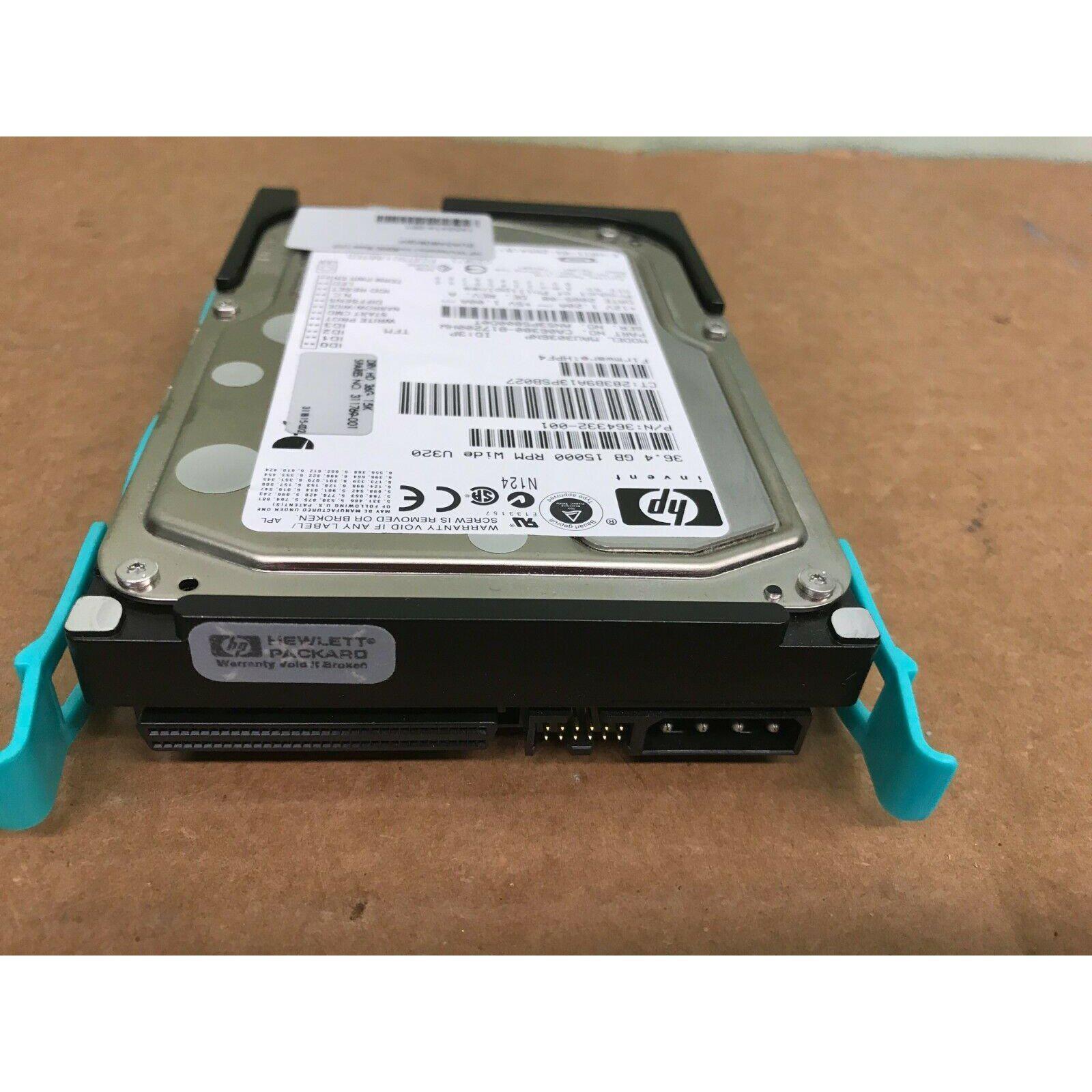 HP 36.4GB 5000RPM wide U320 SCSI 68 PIN HDD MAU3036NP, 364332-001, 311769-001 - AloinfoUSA