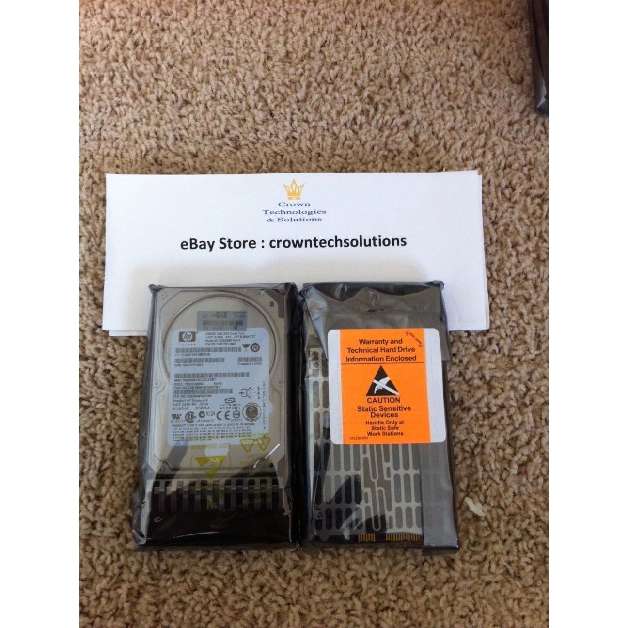 HP 581311-001 600GB 10K 6G SAS 2.5 DP HDD 886111478521 - AloinfoUSA