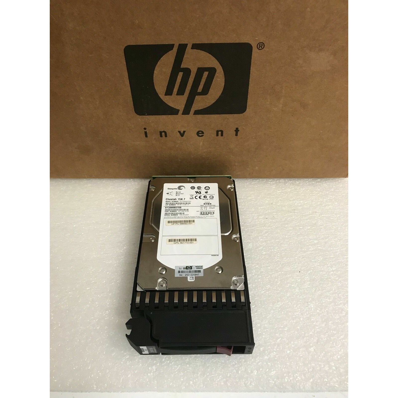 HP AP858A 601775-001 P2000 300GB 15K 3.5" 6G sas dual port hard drive - AloinfoUSA