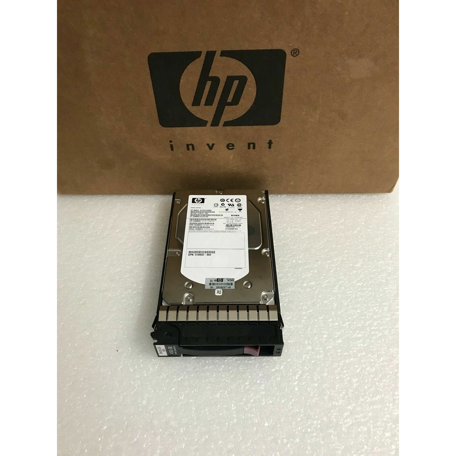 HP EF0450FARMV 516810-002 450GB 15K 3.5" dp sas hard drive 516832-004 9FM066-035 883585297825 - AloinfoUSA