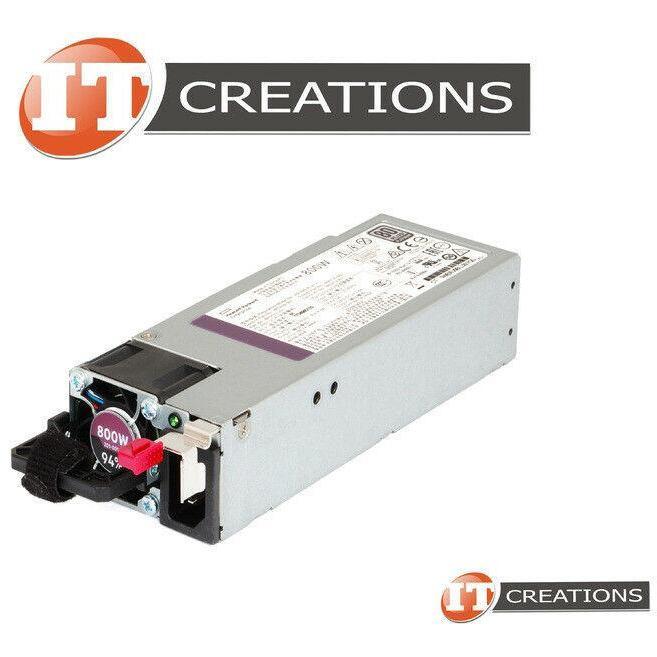 HP POWER SUPPLY 800W AC 100-240V PLATINUM FOR HPE DL360 DL380 GEN10 866730-001 - AloinfoUSA