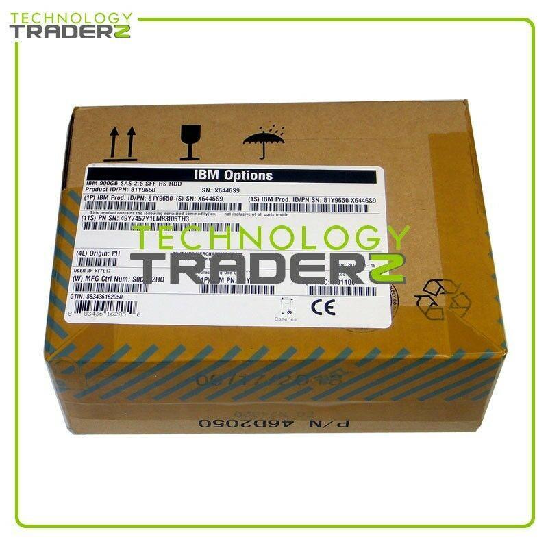 IBM 10K 900GB 6GBPS SAS 2.5 inch-SFF HS HDD 81Y9650 883436162050 Disco - AloinfoUSA