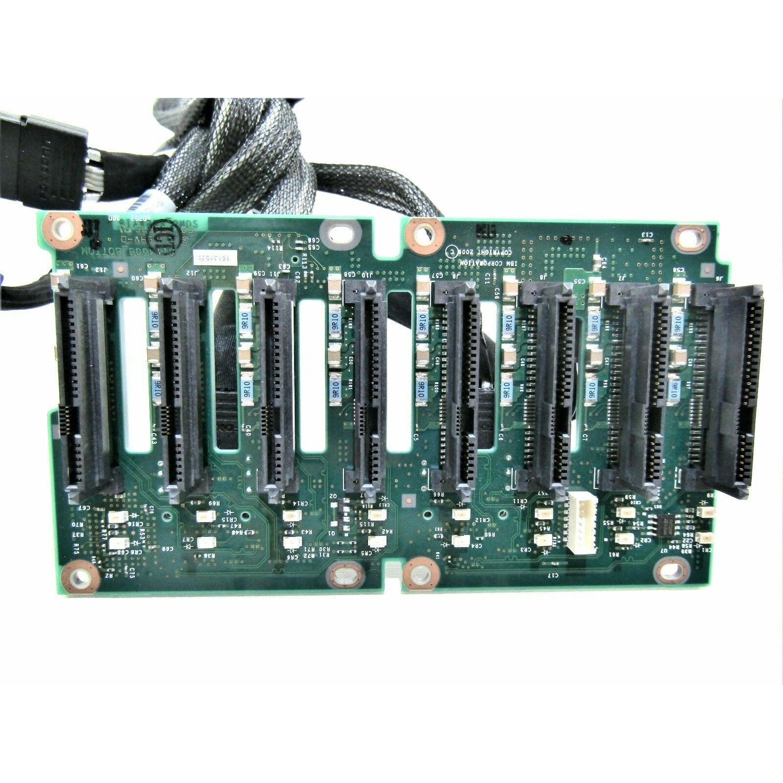 IBM 46W9187 46C9089 xSERIES x3400 x3650 x3750 M4 8-SLOT SAS 2.5" SFF BACKPLANE - AloinfoUSA
