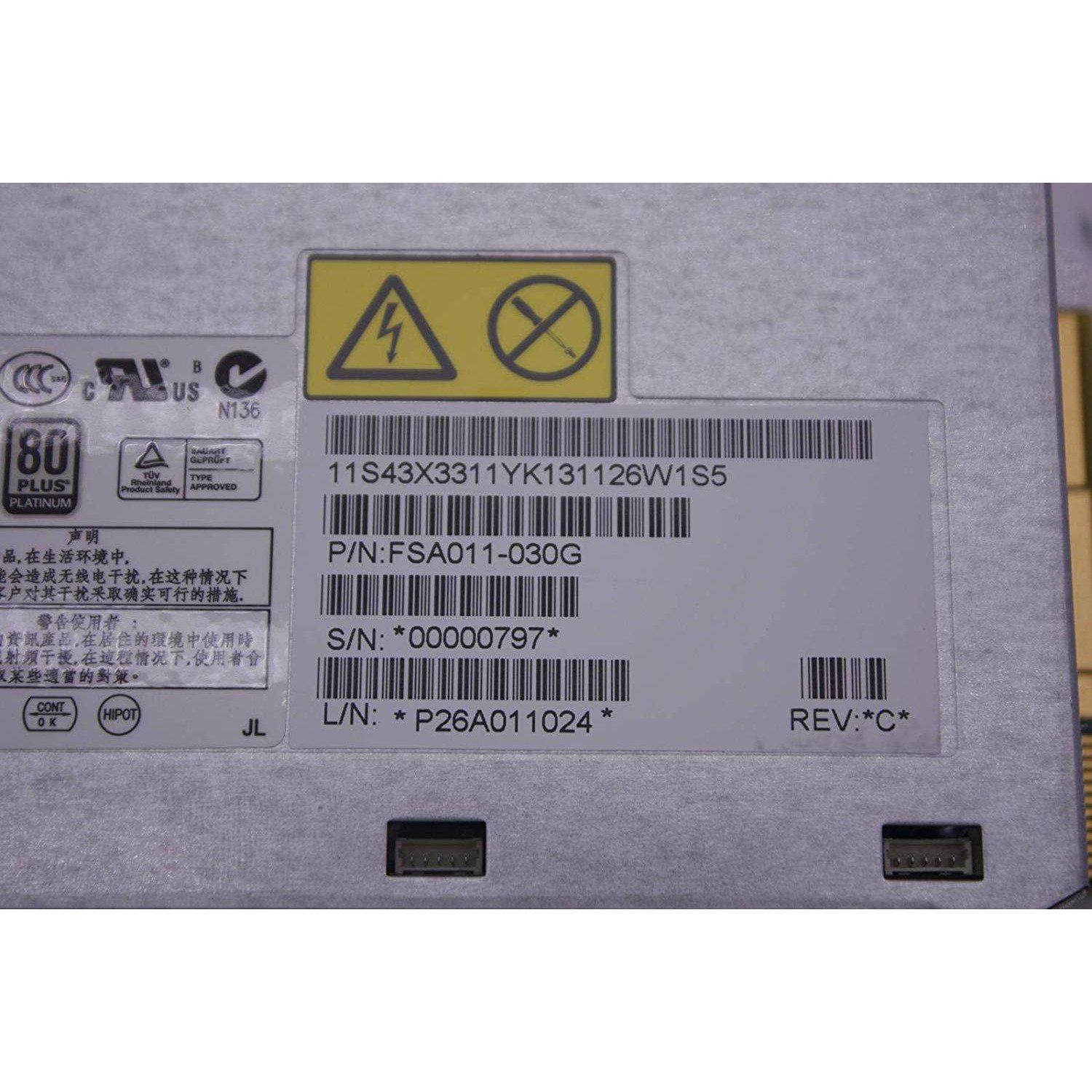 SystemX FSA011 Power Supply | IBM 550W Power Supply