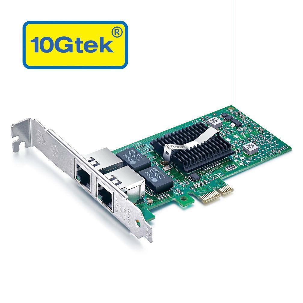 Intel 82576 Chip Gigabit Network Adapter (Nic), Dual RJ45 Port, as E1G42ET in US 603149403543 - AloinfoUSA