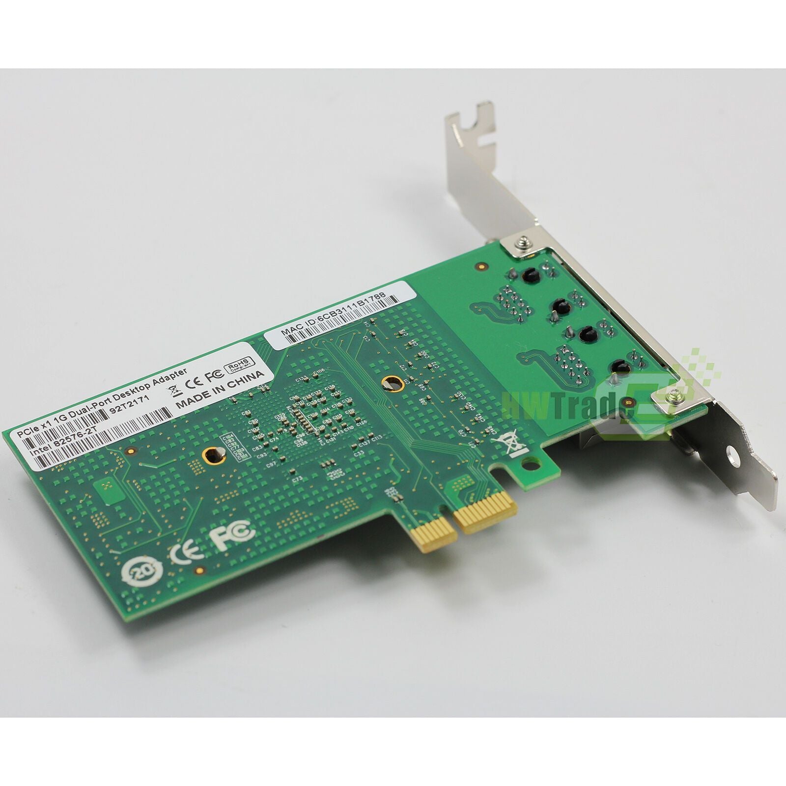 Intel 82576EB RJ45 Dual Port PCI-E X1 1Gbps Gigabit Server Adapter ROS Vmare - AloinfoUSA