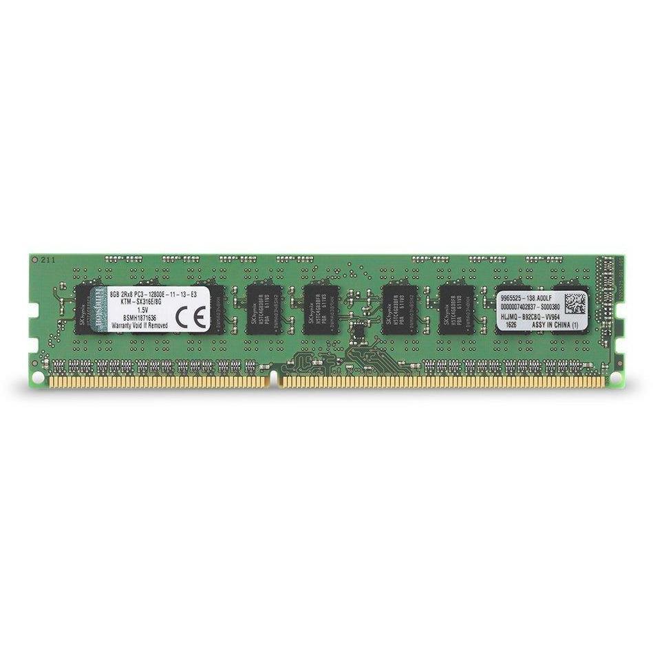 Memória 8GB DDR3 1600MHz 240-Pin ECC DIMM PC3-12800 para IBM KTM-SX316e/8G - AloinfoUSA